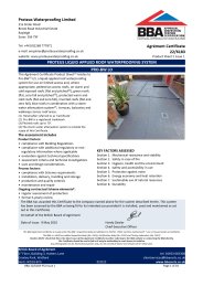 Proteus Waterproofing Limited. Proteus liquid applied roof waterproofing system. Pro-BW Plus System. Product Sheet 1