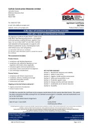 Carlisle Construction Materials Limited. Sure-Melt Bituminous Waterproofing Systems. Sure-Melt Roof Waterproofing System. Product Sheet 1