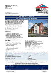Direct Brick and Stone Ltd. Direct Brick and Stone Ltd. DBS Lightweight Brick Insulated Panel. Product Sheet 1