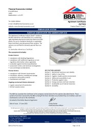 Thermal Economics Limited. ZebraFloor System. Alreflex ZebraFloor and ZebraFloor Eco. Product Sheet 1