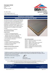 Kronospan Limited. Kronospan Flooring Boards. Kronobuild Fast Clean and Fast Protect. Product Sheet 1