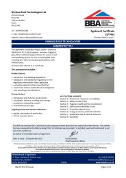 Nimbus Roof Technologies Ltd. Nimbus Roof Technologies. NimProtect PU. Product Sheet 1