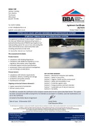 Axter Ltd. Axter Cold Liquid Applied Membrane Waterproofing System. Starcoat PMMA Roof Waterproofing System. Product Sheet 1