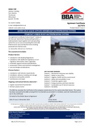 Axter Ltd. Axter Cold Liquid Applied Membrane Waterproofing System. Starcoat Hybrid Roof Waterproofing System. Product Sheet 1