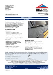 Permavent Limited. Permavent Flashings. Permaflex. Product Sheet 1