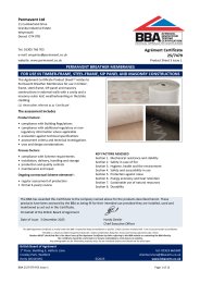 Permavent Ltd. Permavent Breather Membranes. For use in timber-frame, steel-frame, SIP panel and masonry constructions. Product sheet 3