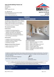 James Hardie Building Products Ltd. Fermacell. Fermacell gypsum-fibreboard. Product sheet 1