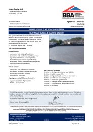 Smart Roofer Ltd. Smart Roofer flat roofing systems. SR20 multi-surface roofing system. Product Sheet 1