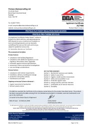 Proteus Waterproofing Ltd. Proteus flat roof insulation roof boards. Proteus Pro-Therm XPS Plus. Product Sheet 1