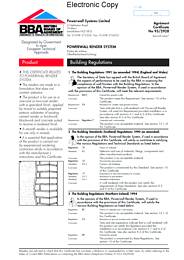 Powerwall Systems Ltd. Powerwall render system. Second issue