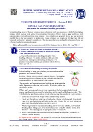 Handle gas cylinders safely: information for customers handling gas cylinders