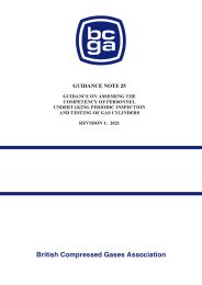 Guidance on assessing the competency of personnel undertaking periodic inspection and testing of gas cylinders