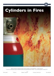 Cylinders in fires