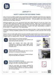 Safety checks for cryogenic tanks