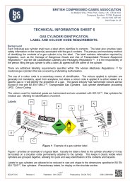 Gas cylinder identification - Label and colour code requirements