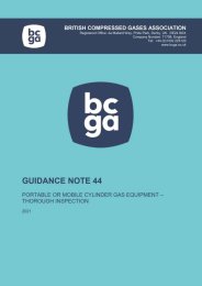 Portable or mobile cylinder gas equipment - Thorough inspection