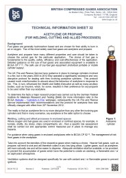 Acetylene or propane (for welding, cutting and allied processes)
