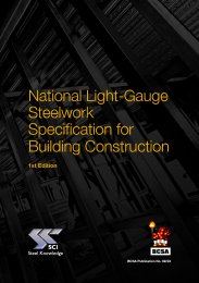 National light-gauge steelwork specification