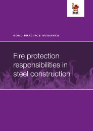 Fire protection responsibilities in steel construction