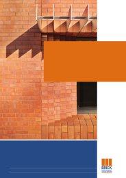 Designing for movement in brickwork