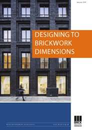 Designing to brickwork dimensions