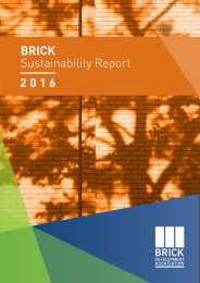 Brick sustainability report