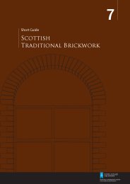 Scottish traditional brickwork