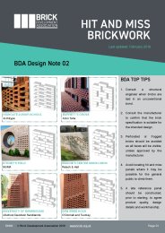 Hit and miss brickwork