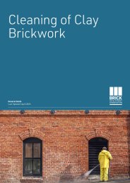 Cleaning of clay brickwork
