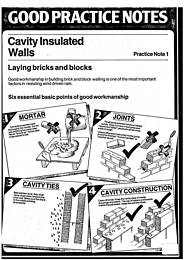 Cavity insulated walls