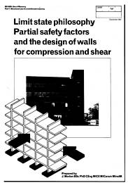 Limit state philosophy - partial safety factors and the design of walls for compression and shear