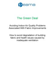 Green deal: avoiding indoor air quality problems associated with fabric improvements. How to avoid degradation of building fabric and health issues caused by inadequate ventilation