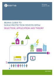 Guide to surge protection devices (SPDs): selection, application and theory