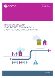 Technical bulletin - Load ratings for manually operated functional switches