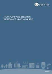 Heat pump and electric resistance heating guide
