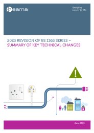 2023 Revision of BS 1363 series – summary of key technical changes