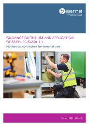Guidance on the use and application of BS EN IEC 61238-1-1. Mechanical connectors for terminal bars