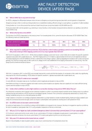 Arc fault detection devices (AFDD) FAQs
