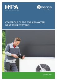 Controls guide for air-water heat pump systems