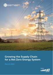 Growing the supply chain for a net zero energy system