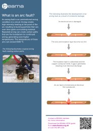 What is an arc fault?