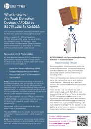 What’s new for arc fault detection devices (AFDDs) in BS 7671:2018+A2:2022