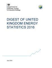 Digest of United Kingdom energy statistics 2016 (revised September 2016)