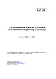 SAP 10.2: Government's Standard assessment procedure for energy rating of dwellings: Version 10.2 (11-04-2023)