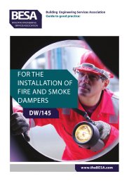 Guide to good practice for the installation of fire and smoke dampers (revised June 2010)