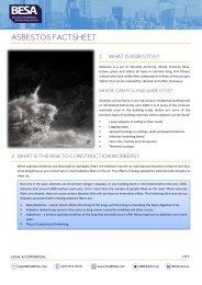 Asbestos factsheet
