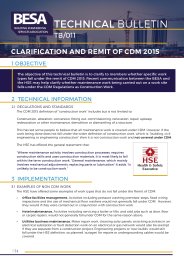 Clarification and remit of CDM 2015