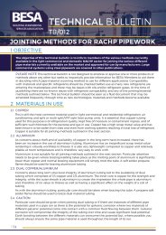 Jointing methods for RACHP pipework