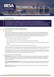 Trickle cooling domestic cold water systems