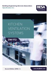 Specification for kitchen ventilation systems. 2nd edition (incorporates addendum April 2020) (Withdrawn) (Awaiting copyright clearance for latest edition)